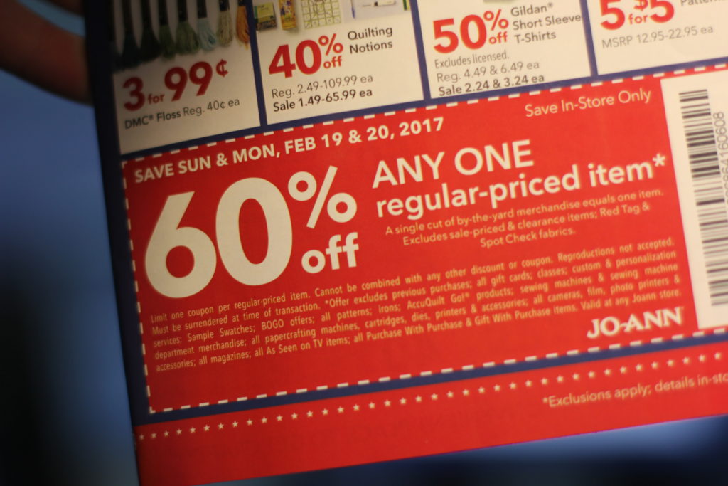 joann coupon guide getting more savings discounts 60% off coupon