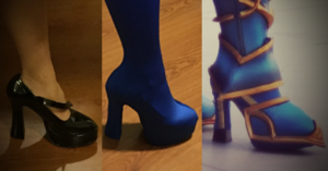 cosplay boots cover spandex tutorial